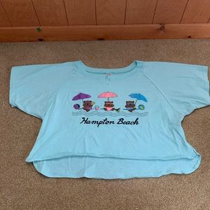 🌊Hampton Beach 90s Crop-top🌊